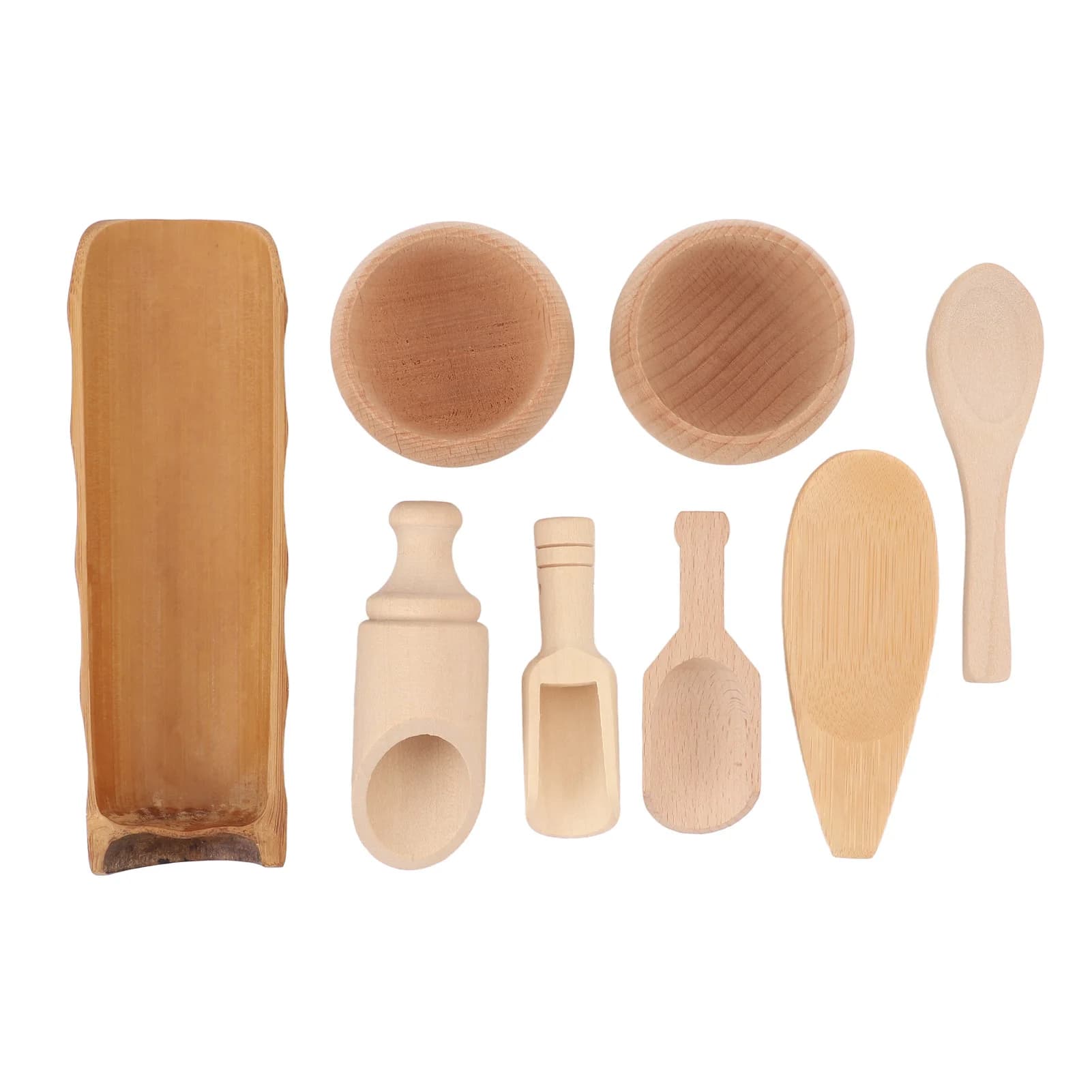 Instruments for Sensory Containers Toy Pre Teaching Educational Wood Bowls Safe Educational Toys for Transfer Works