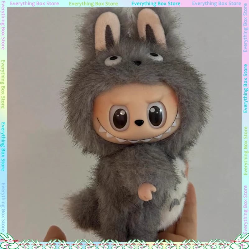 Per 17 centimetri Labubu Vestiti Per Bambole Peluche Carino Totoro Vestiti Del Bambino Labubu Bambola Ciondolo Vestiti In Piedi Postura Bambola Vestito Ropa