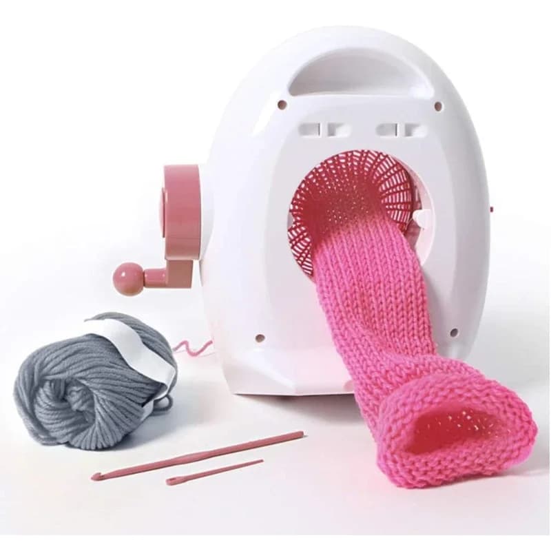 Macchina per maglieria a 22 aghi a forma di pinguino, telaio per maglieria fai da te, macchina per tessitura manuale per sciarpe/calze/cappelli fai da te