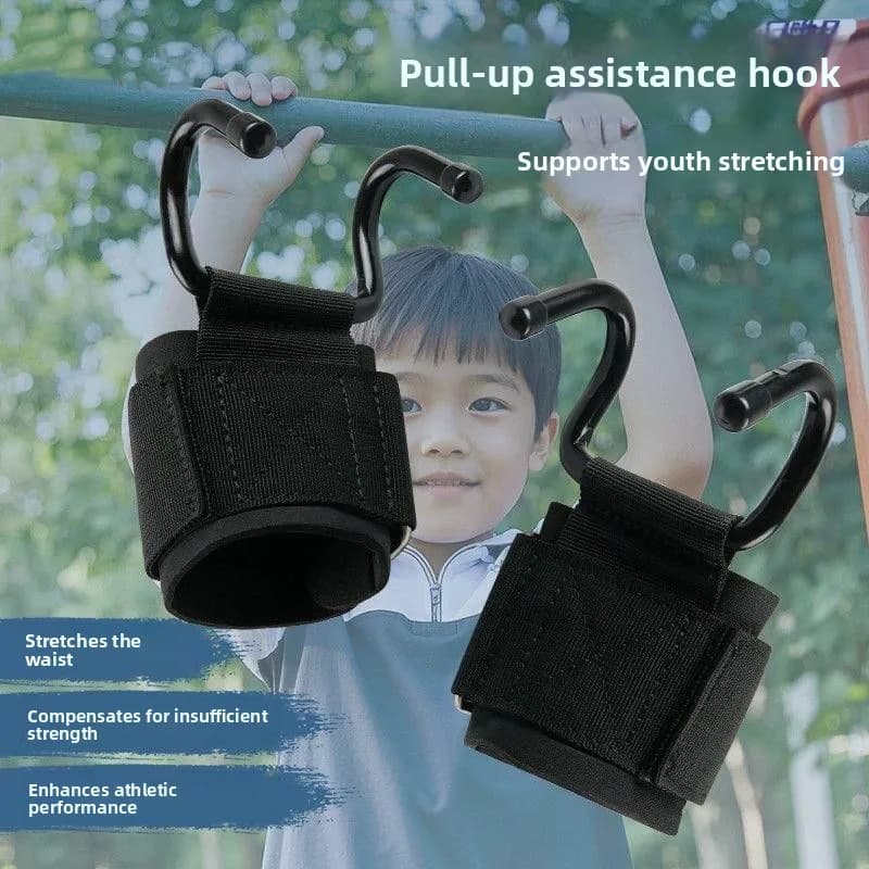 Power Hook Pull up Gloves Children's Hanging Hook Single Bar Hard Lift Gloves Men And Women Auxiliary Anti-Fall Protection