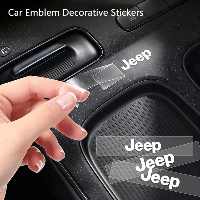 5/10PCS Car Emblem Sticker Car Body decorative Stickers For Jeep Renegade Compass Patriot Cherokee Wrangler Grand Cherokee SRT