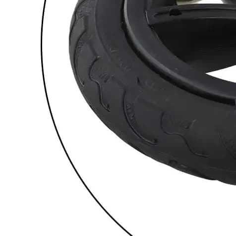 Ruota completa con pneumatico da 8 pollici 200x45 per scooter elettrico, camera d'aria in gomma butilica, antiscivolo, assorbimento degli urti, parte di ricambio