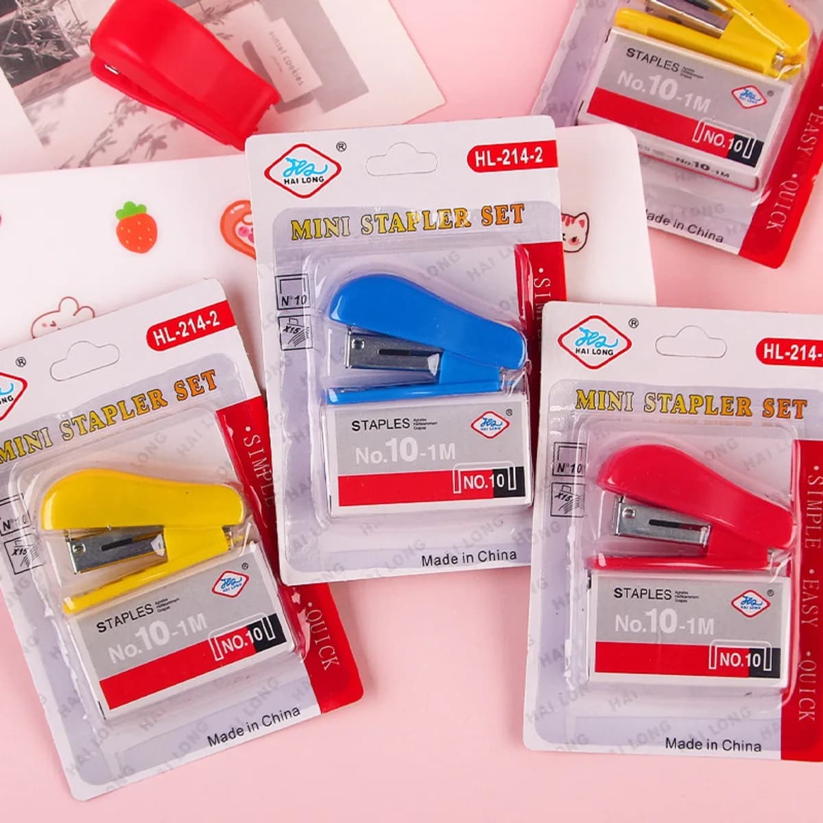 Set mini graffette, per ordinare documenti e fogli di prova per studenti, graffette salva-lavoro, semplici articoli di cancelleria per ufficio