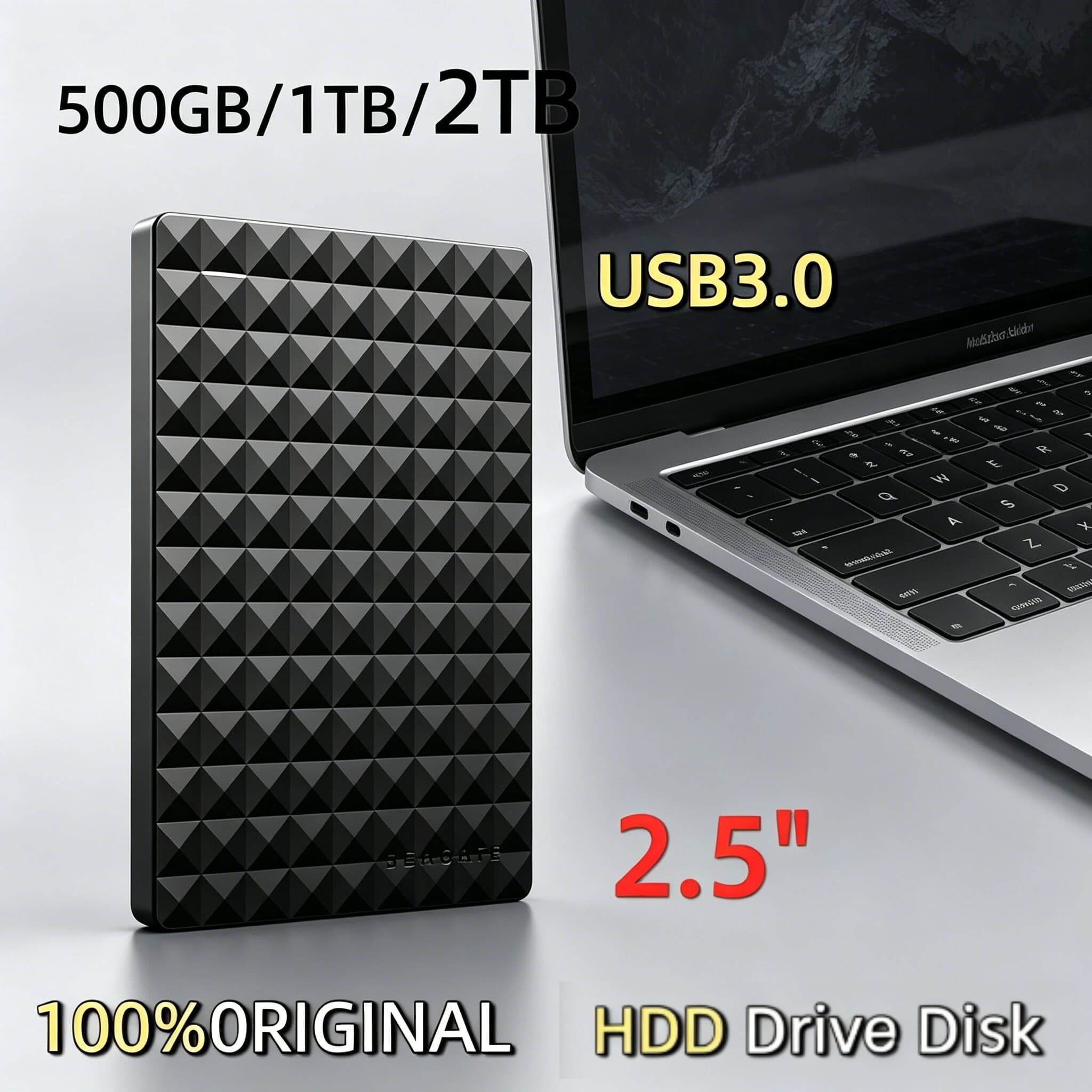 OEM Seagate 2.5 Inch USB3.0 Portable External Hard Drive High Speed Large Capacity Data Storage HDD For PC Laptop
