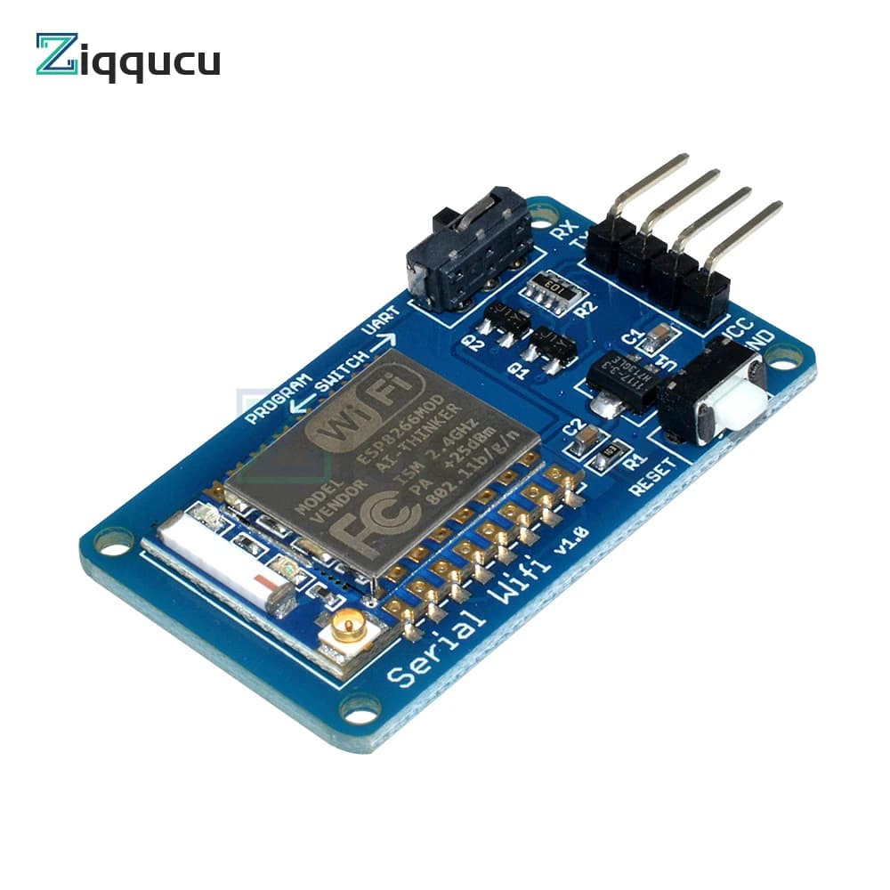 ESP8266 ESP-07 Modulo WiFi seriale V1.0 Adattatore wireless con antenna PCB per progetti fai da te IoT