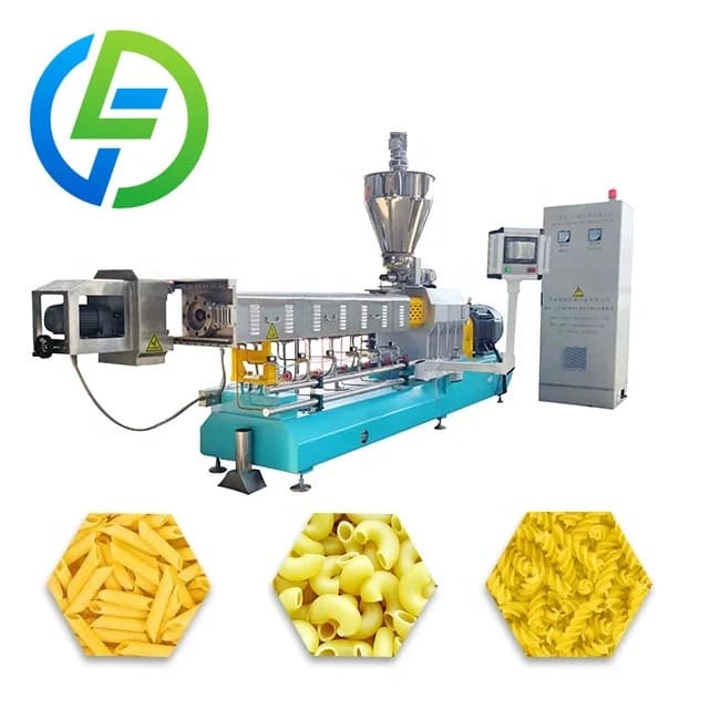 Industrial Automatic Macaroni Pasta Noodle Making Machine Electric Single Spaghetti Extruder Manufacturing Machines