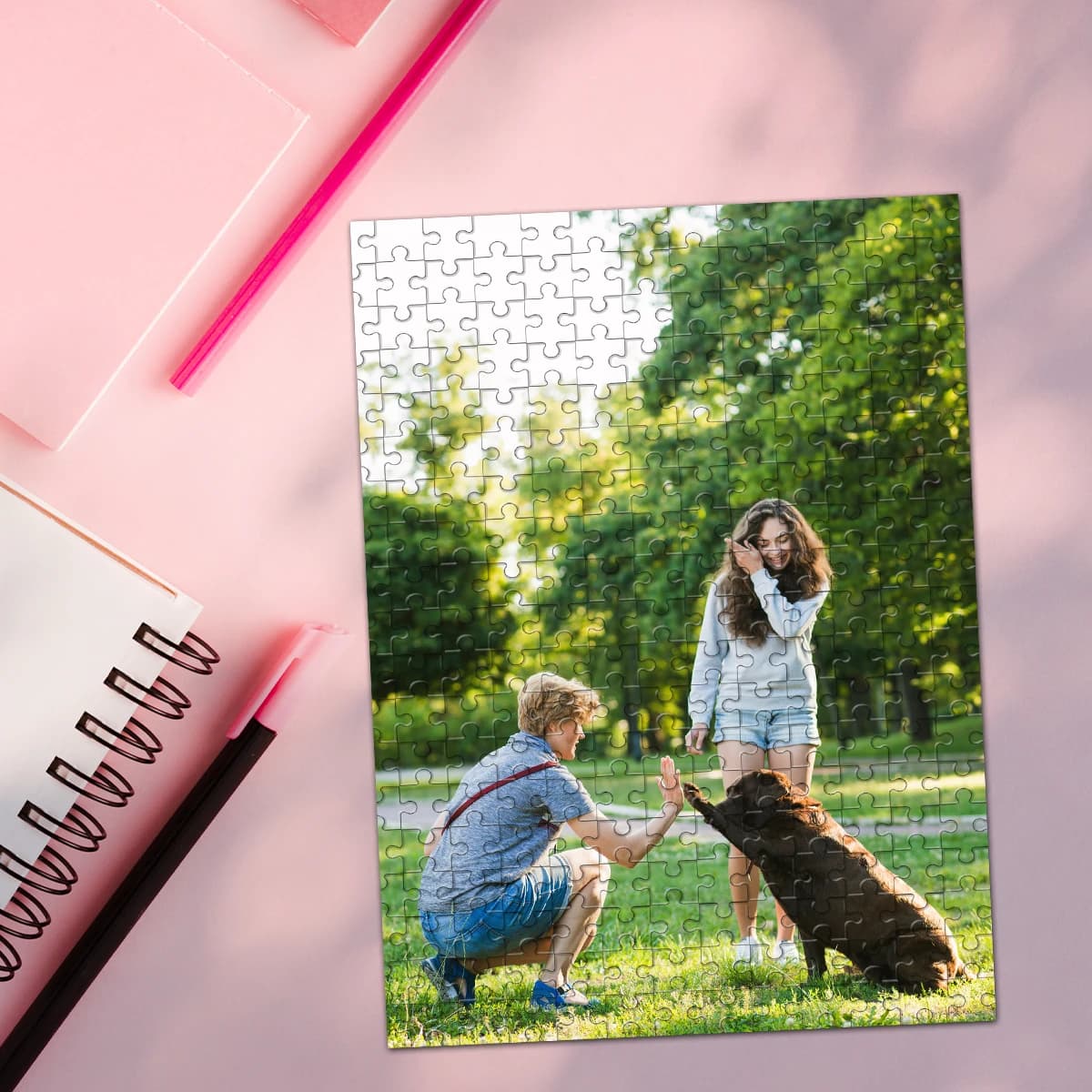 Puzzle Personalizzato con Foto di Animali Domestici, 35/300/500/1000 Pezzi, Regalo per Feste, Compleanni, Matrimoni