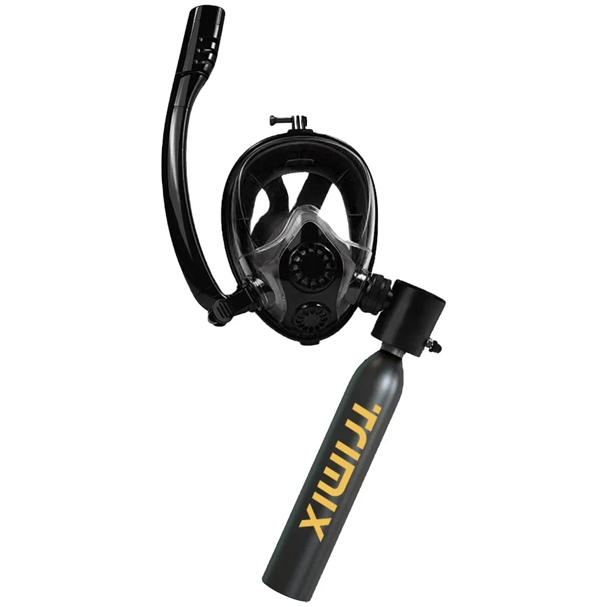 Tanica polmonare Trimix con maschera per lo snorkeling 0,5 litri, tuta professionale per sport subacquei, attrezzatura per l'immersione