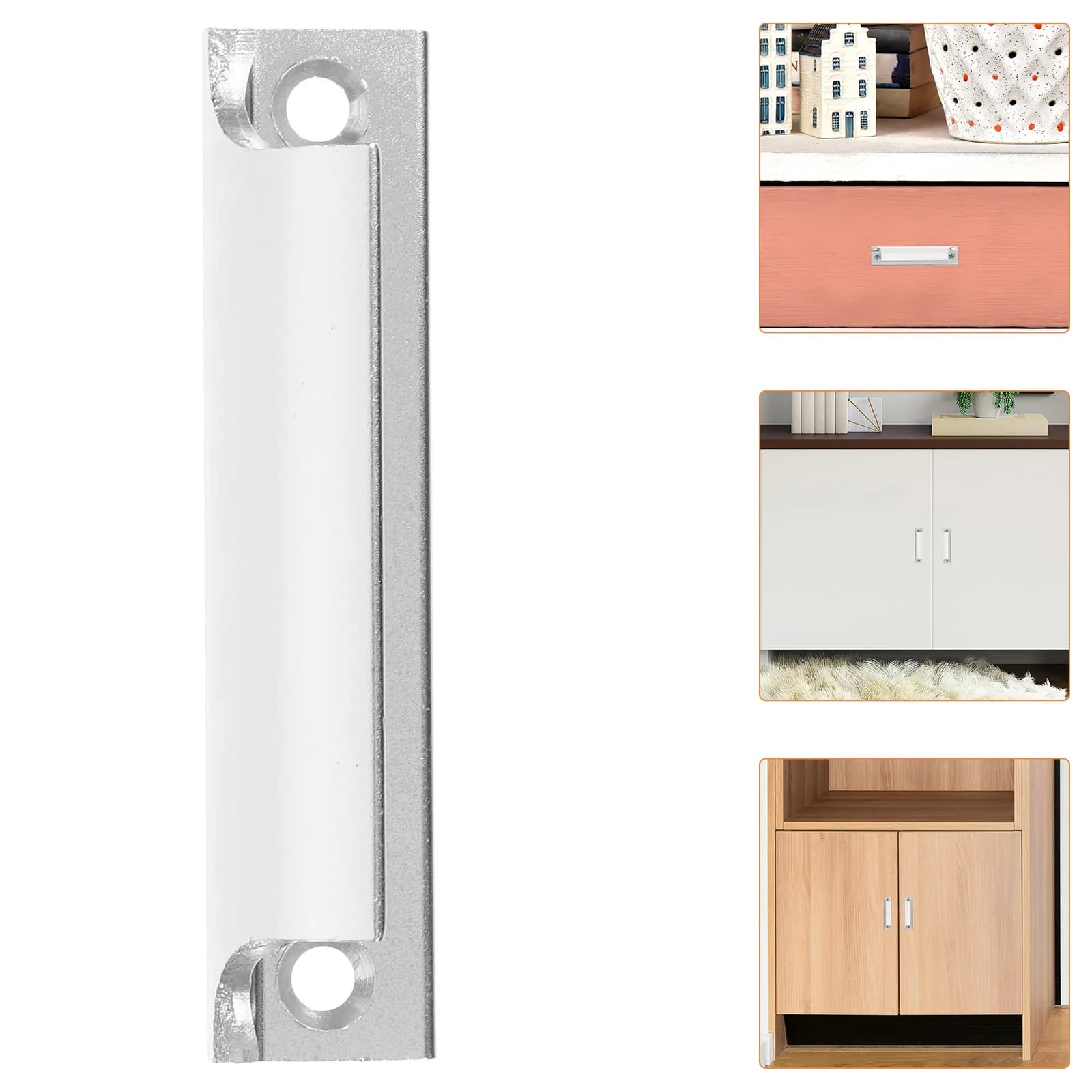1 set di maniglie per ante di armadi in lega di alluminio, piccole maniglie decorative per cassetti, per mobili da cucina, guardaroba, cassettiere, armadietti