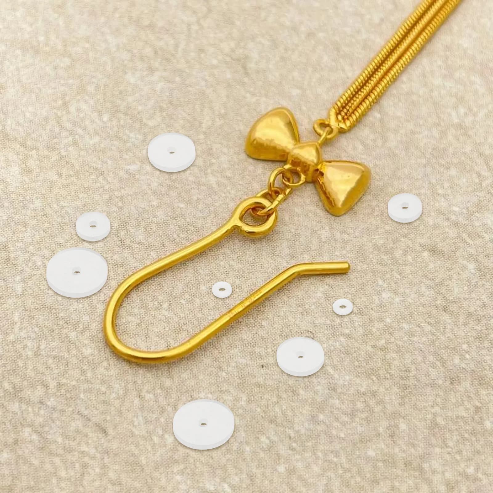 1 Scatola di Fermagli per Orecchini in Silicone Trasparente, Cuscinetti Morbidi di Supporto, Stabilizzatori per Orecchini Pesanti, Supporti per Orecchini per Orecchie Cadenti, Creazione di Gioielli