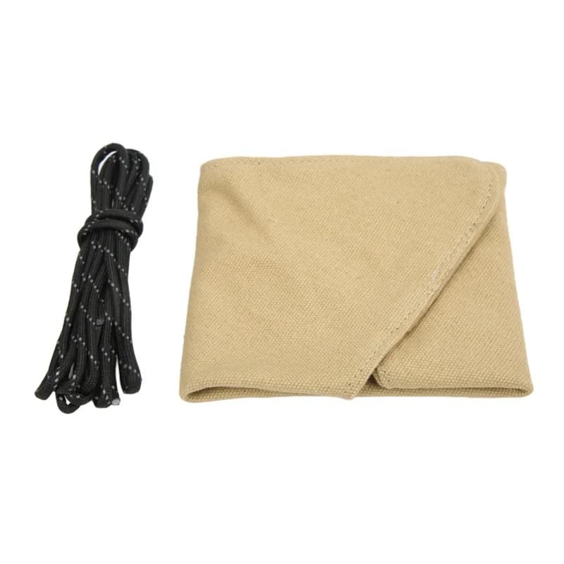 Sgabello a treppiede pieghevole portatile in tessuto, sgabello triangolare artigianale robusto per campeggio, barbecue, feste, escursioni, colore kaki