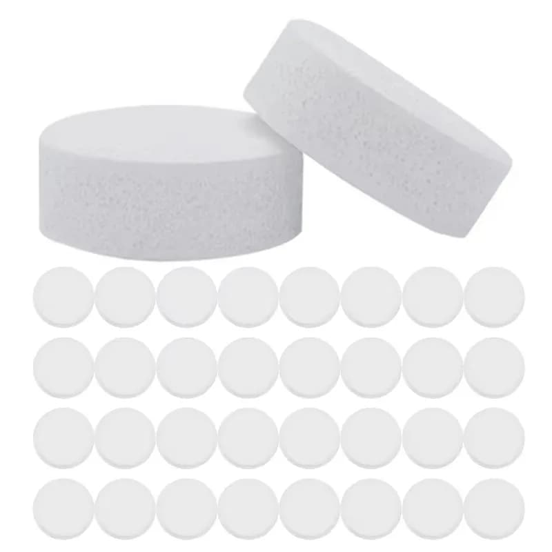 50/100 pz Macchina Da Caffè Pulizia Tablet Effervescente Tablet Agente Decalcificante Rimozione di Olio Prodotti Chimici Per La Pulizia Accessori Da Cucina