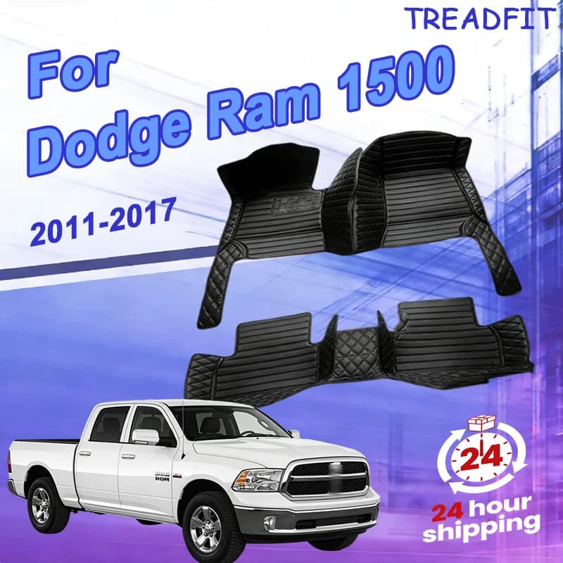 Car Mat For Dodge Ram 1500 2011 2012 2013 2014 2015 2016 2017 Luxury Man DropShipping Interior Woman Gift Accessories