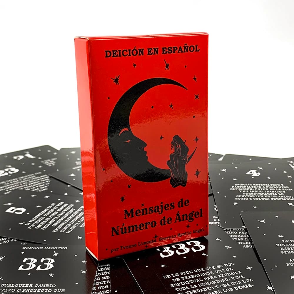 Oráculo En Español, Mensajes De Número De Ángel, 53 pezzi Cartas, Nummeros Angelicales Angel Number Messaggi Carte Oracle