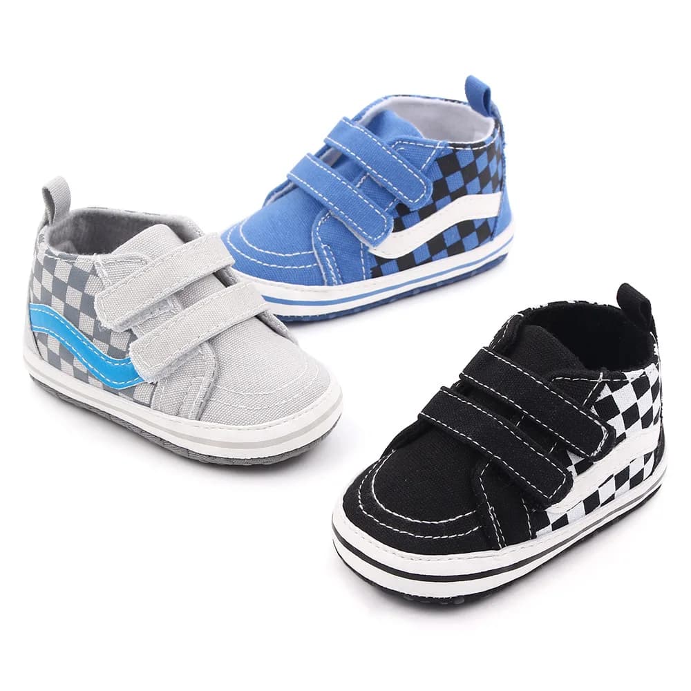Scarpe casual da bambino per ragazzo Primavera Autunno Suola morbida Gancio e anello Design alla moda Comode scarpe da ginnastica da passeggio Scarpe da bambino D2545