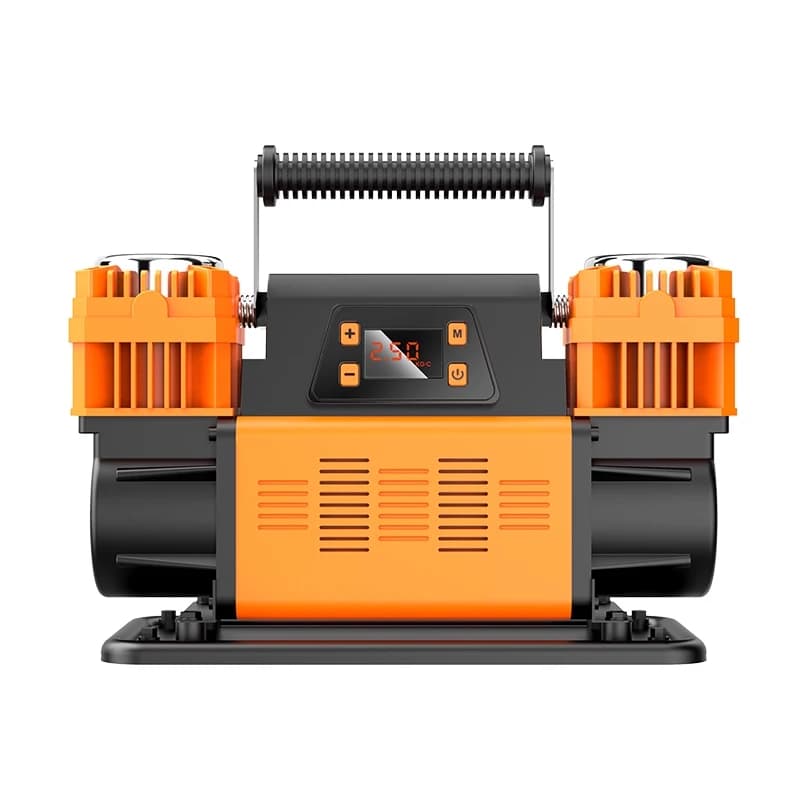 Gonfiatore per pneumatici 150PSI 12V Gonfiatore per pneumatici portatile 7.06CFM Compressore d'aria per auto SUV RV Camion Bici con pompa automatica a 3 ugelli