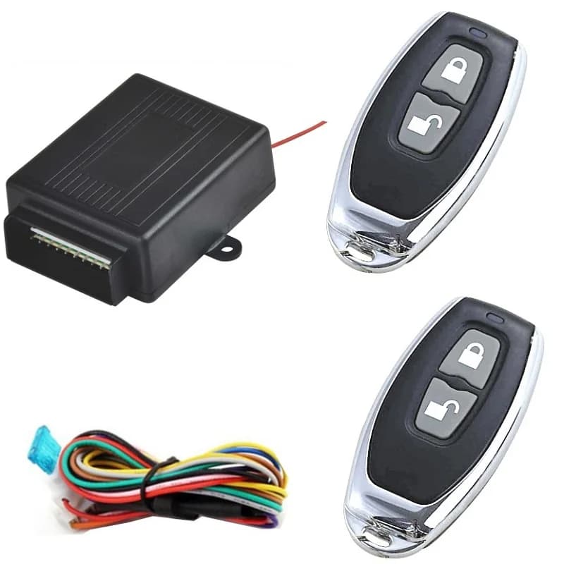 Kit centrale remoto universale per auto 12V DC Serratura per porta Sistema di allarme senza chiave Chiusura centralizzata con kit centrale remoto automatico