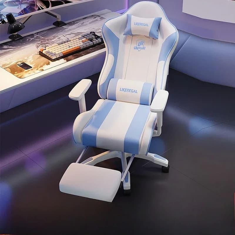 Sedia da Gaming Classica, Sedia per Videogiochi, Girevole e Mobile, Comoda Sedia da Ufficio e Computer per Dormitorio