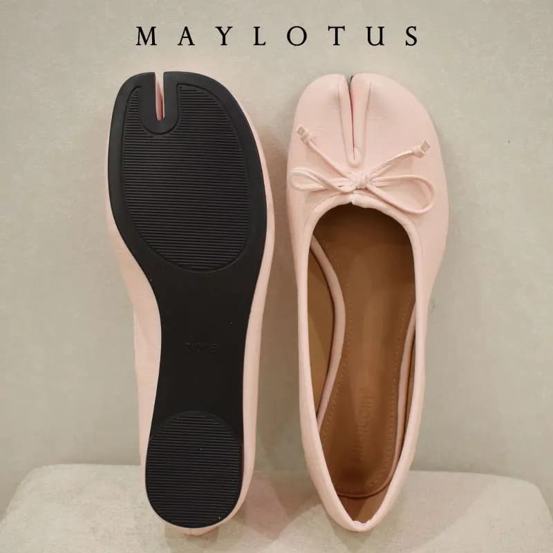 Nuove donne appartamenti scarpe da balletto morbide slip on mocassini morbidi mocassini Tabi Ninja scarpe casual Mujer scarpe da donna fiocco nodo Mujer