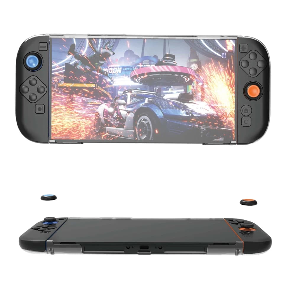 Per Nintendo Switch 2: Custodia Protettiva Staccabile, Protezione Schermo e Copri-Grip per Joystick - Accessori per Console da Gioco