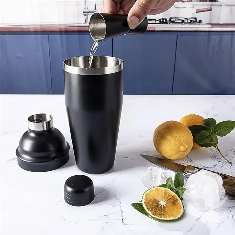 【OCCASIONE SPECIALE】Set da Cocktail in Acciaio Inox, Kit da 5 Pezzi per Uso Domestico, Elegante Set di Strumenti da Bar