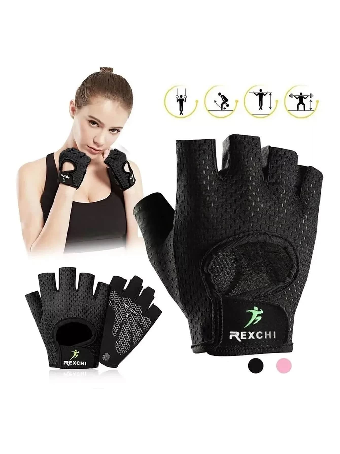 Guanti Fitness sport palm protection manubri sollevamento pesi uomini e donne abbigliamento da ciclismo guanti mezze dita antiscivolo traspiranti