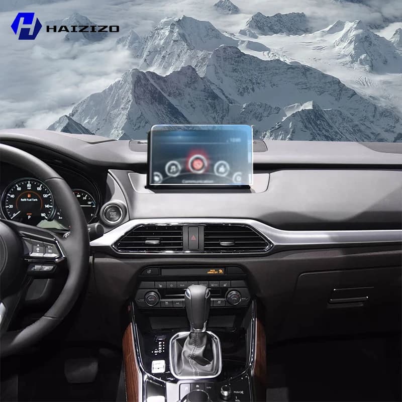 Per Mazda CX-9 2016-2020 Protezione opaca per schermo interno auto, console GPS, navigazione, schermo LCD, pellicola in TPU, resistente ai graffi, PPF