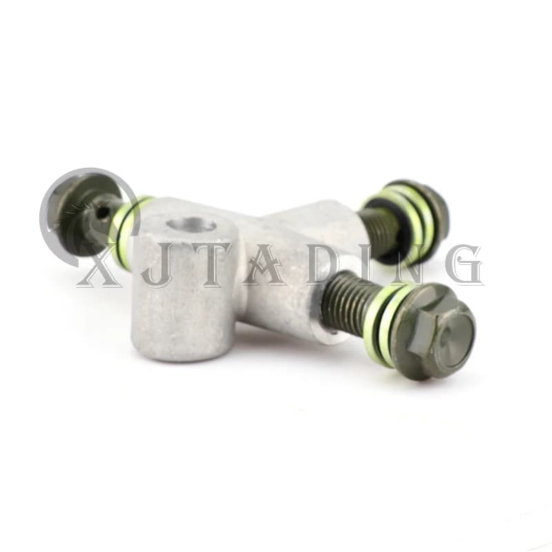 Connettore adattatore a 3 vie per tubo freno idraulico da 10 mm per parti del sistema frenante ATV per moto Dirt Bike