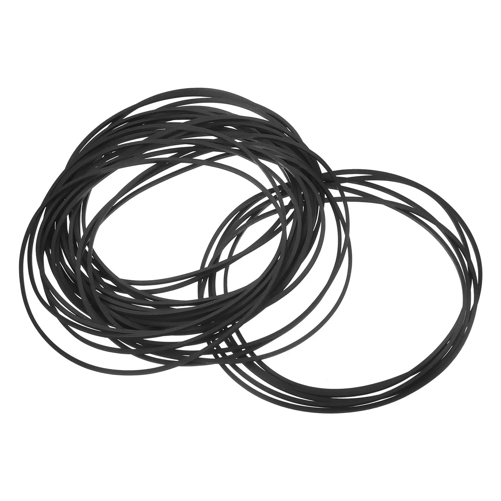 30Pcs Optical Drive Belt Rubber Recorder Belt 130Mm 1.2mm Width Tape Machine Replacement Cassette Repair Dvd Cd Vcr
