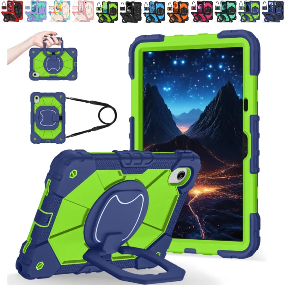 Case for Lenovo Tab M11 11 inch TB331FC TB330FU Idea 11 TB336ZU Xiaoxin Pad 2025 2024 11" Rotating Stand Tablet Cover with Strap