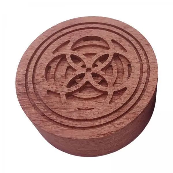 4xWooden Essential Oil Diffuser Gifts Decor for Bookshelf Cabinet Beauty Salon Rosewood