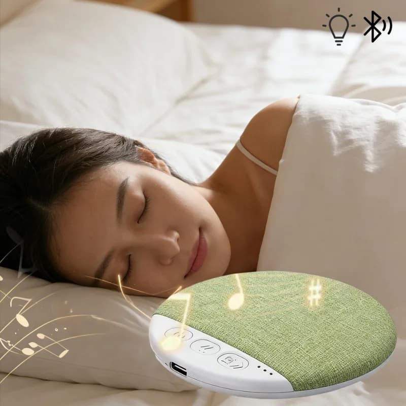 Altoparlante Bluetooth Ultra Sottile per Riproduzione Musicale Sotto il Cuscino, Suono Naturale e Rumore Bianco, Soundbar per il Sonno