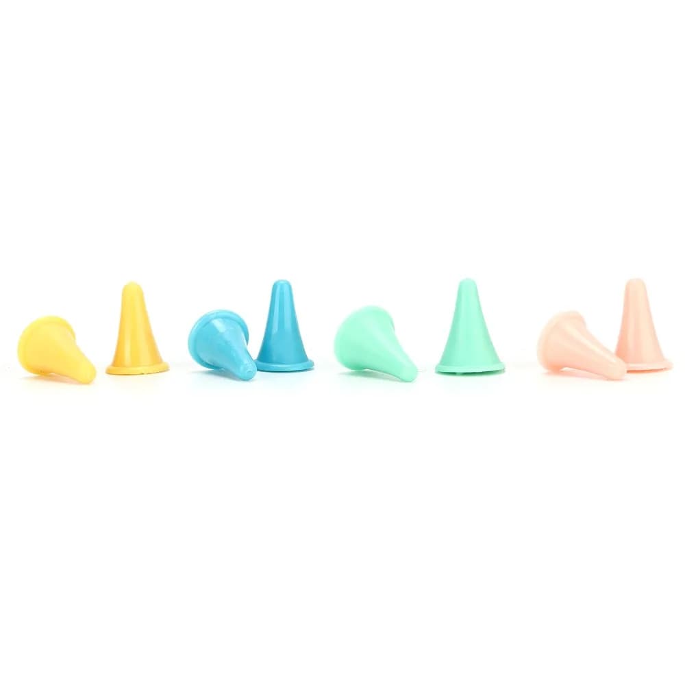 100Pcs Practical Colorful Knitting Needle Caps Coarse Needles Knitting Needle Stoppers Needle Point Protectors For Stitching