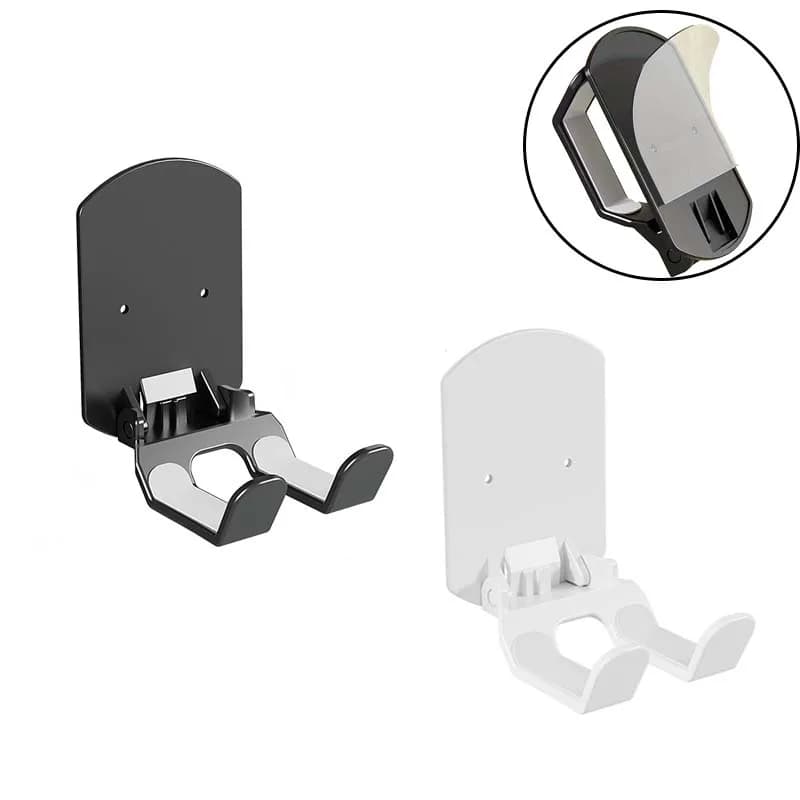 New folding sticker without punching with headphone support with adhesive bearing for accessories to store decorations for home and office
