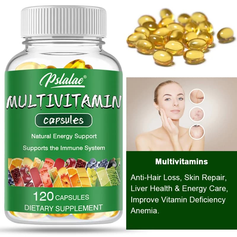 Improves anemia Supplements for vitamin deficiency, multivitamin capsules Anti-loss of hair Skin Repair Supports liver health