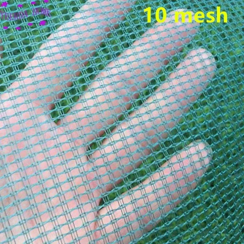Griglia 3mm Verde Famiglia Rete da allevamento Gabbie per pesci materiali Reti di plastica panno acquacoltura Rete da pesca Rete anti-uccelli A prova di insetti 1m