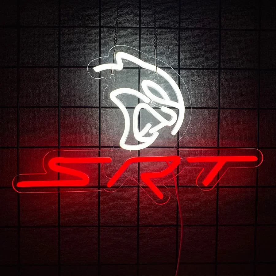 Auto Srt Garage Service Man Led Usb Neon Sign Usato Modifica Riparazione Auto Negozio Club Grotta Novità Illuminazione (nuovo) Luci