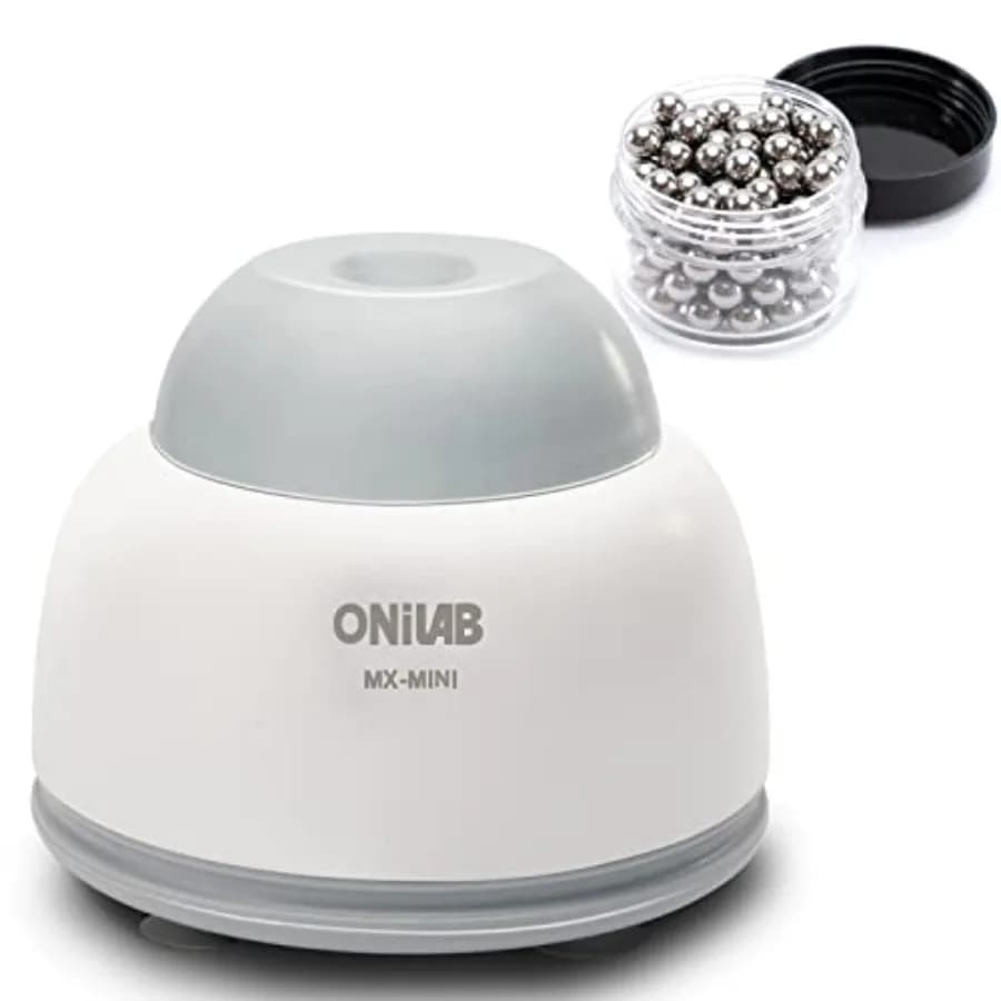 Mini Miscelatore Vortex con Funzione Touch per Laboratorio, Miscelazione di Smalti, Adesivi per Ciglia e Vernici Acriliche, Vortexer da Laboratorio per Tubi