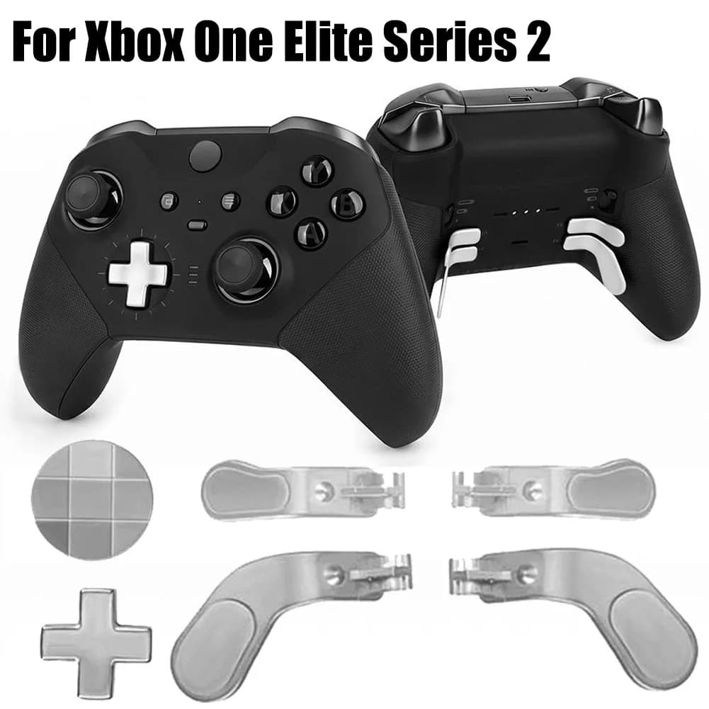 Stainless Steel Replaceme Joysticks for Xbox One Elite Series 2,Controller Accessory Parts,Gaming Accessory Trigger