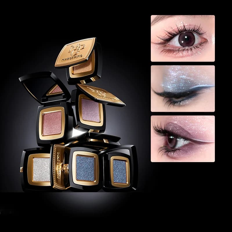 MGP Maogeping Celestial Radiance Eyeshadow Monocolore Shimmer Crystal Starry Diamond Glow Trucco Occhi
