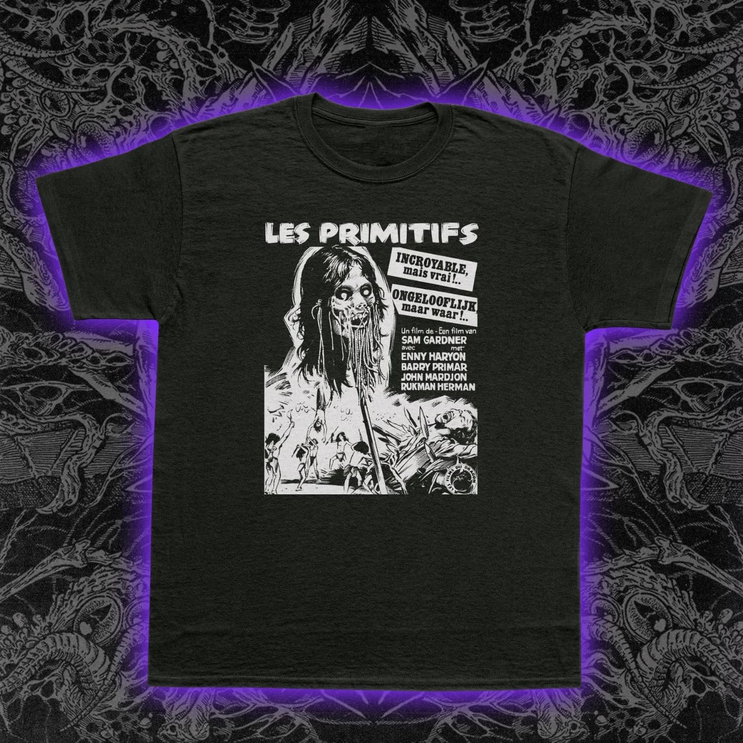 T-shirt Les Primitifs Art Brut Outsider Expressionist Graphic Tee Streetwear