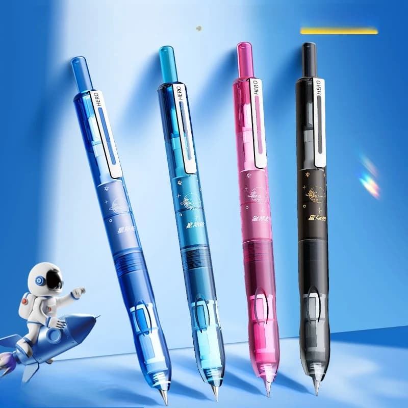 Hero P320 Press Pen Time Space Cabin Studente principiante Maschio e femmina Pratica di alta bellezza La penna speciale può sostituire la borsa dell'inchiostro