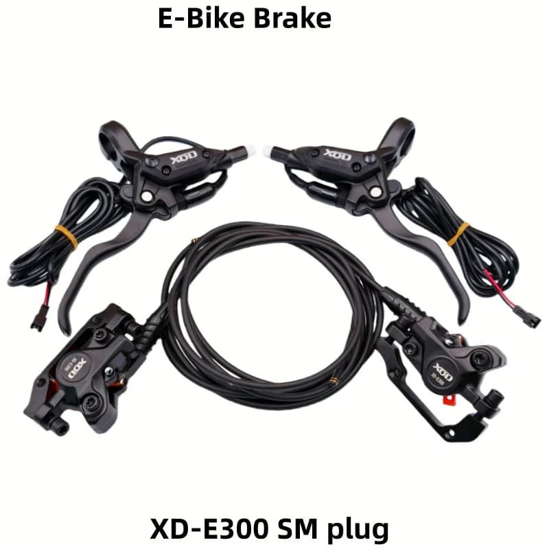 Freno a Disco Idraulico XOD E300 per Bicicletta Elettrica Pieghevole MTB, con Spegnimento Automatico, Connettore SM, Parte del Freno a Disco per Bicicletta