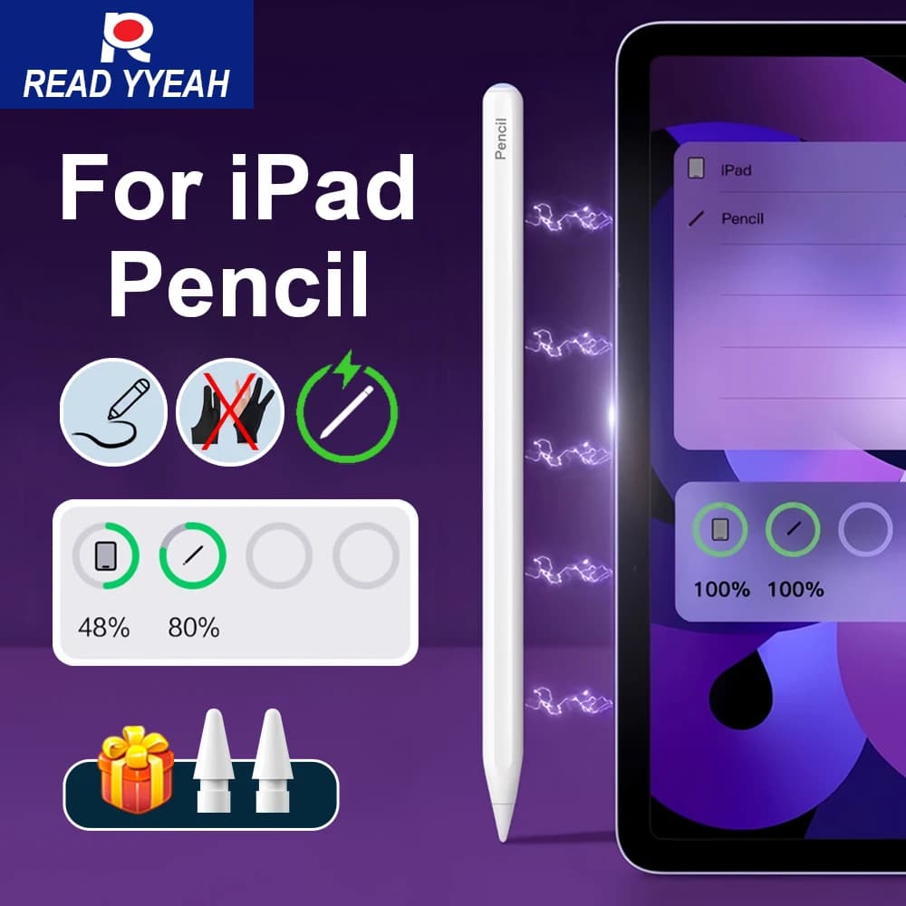 2025 Nuovo Per Apple Matita 2 Ricarica Senza Fili Palm Rejection Penna Stilo Per iPad Air 4 5 Pro 11 12.9 Mini 6 Accessori iPad Pen