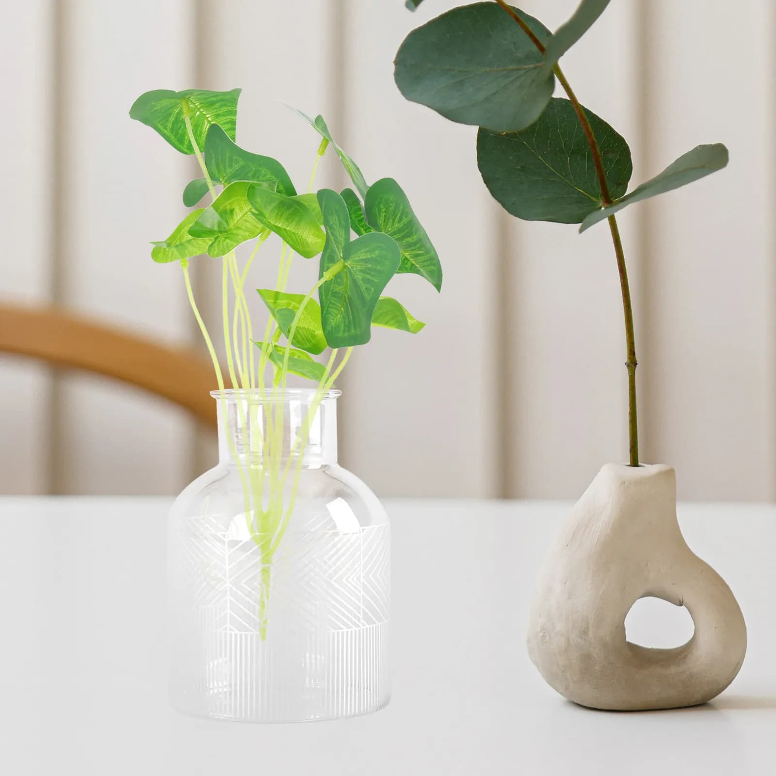 5 Pieces Artificial Plants Realistic for Aquarium, Premium Plastic Decoration for Fish, Aquarium, Home and Office