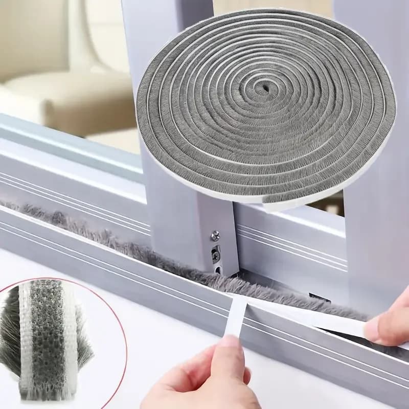32.8 foot windproof sealing strip, sealing strip for doors and windows, self-adhesive with strong adhesion, soundproof, air proof, dustproof