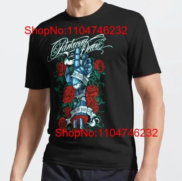 Maglietta Parkway Drive Active dalla S alla 3XL realizzata negli USA vintage lavata homme Top alla moda con grafica traspirante per l'uso quotidiano