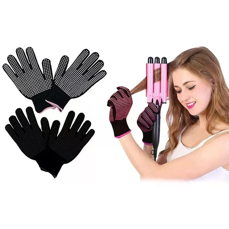 Thermal Glove for Hairdressers, Heat Resistant, for Hair Scratching and Garment, Professional Tool for Salon
