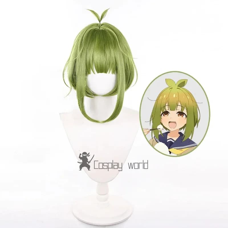 Meme Bashame Cosplay Wig Synthetic Anime Yuri Shikanoko Nokonoko Shitantan My Deer Friend Nokotan 40cm Short Hair +Wig Cap