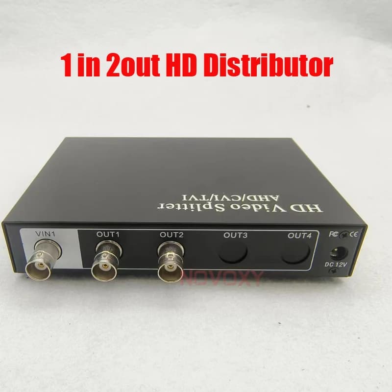 HD 1 In 2 Out 1in 4out AHD CVI TVI BNC Distributore Video Amplificatore Da 1CH A 2CH Splitter Per CCTV Telecamera di Sicurezza Sistema DVR